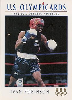 1992 Impel Olympicards: 1992 U.S. Olympic Hopefuls #27 Ivan Robinson Front