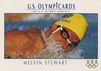 1992 Impel Olympicards: 1992 U.S. Olympic Hopefuls #71 Melvin Stewart Front