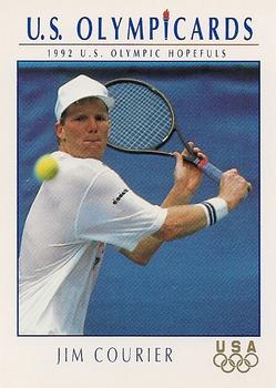 1992 Impel Olympicards: 1992 U.S. Olympic Hopefuls #82 Jim Courier Front