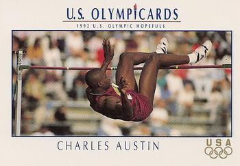 1992 Impel Olympicards: 1992 U.S. Olympic Hopefuls #85 Charles Austin Front