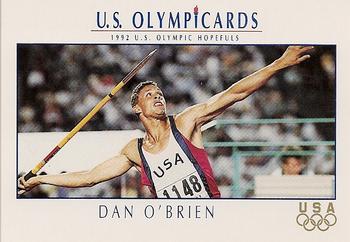 1992 Impel Olympicards: 1992 U.S. Olympic Hopefuls #89 Dan O'Brien Front
