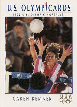 1992 Impel Olympicards: 1992 U.S. Olympic Hopefuls #93 Caren Kemner Front