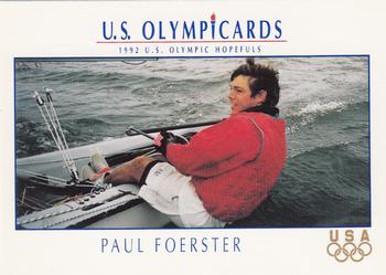 1992 Impel Olympicards: 1992 U.S. Olympic Hopefuls #60 Paul Foerster Front