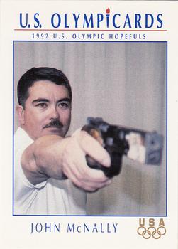 1992 Impel Olympicards: 1992 U.S. Olympic Hopefuls #63 John McNally Front