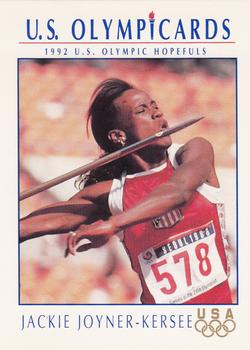 1992 Impel Olympicards: 1992 U.S. Olympic Hopefuls #88 Jackie Joyner-Kersee Front