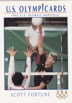 1992 Impel Olympicards: 1992 U.S. Olympic Hopefuls #92 Scott Fortune Front