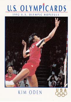 1992 Impel Olympicards: 1992 U.S. Olympic Hopefuls #94 Kim Oden Front