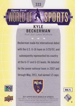 2011 Upper Deck World of Sports #223 Kyle Beckerman Back
