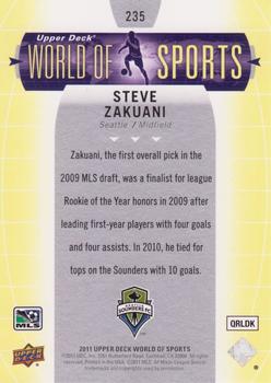 2011 Upper Deck World of Sports #235 Steve Zakuani Back