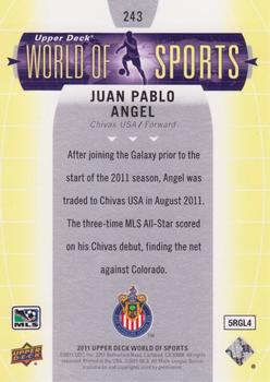 2011 Upper Deck World of Sports #243 Juan Pablo Angel Back