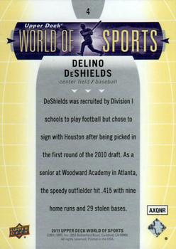 2011 Upper Deck World of Sports #4 Delino DeShields Back