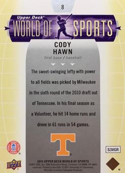 2011 Upper Deck World of Sports #8 Cody Hawn Back