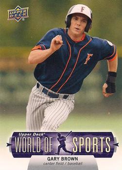 2011 Upper Deck World of Sports #10 Gary Brown Front