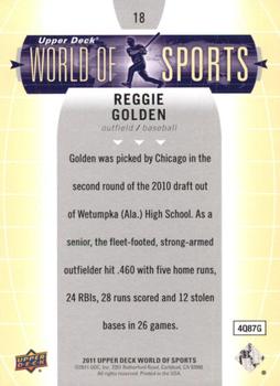 2011 Upper Deck World of Sports #18 Reggie Golden Back