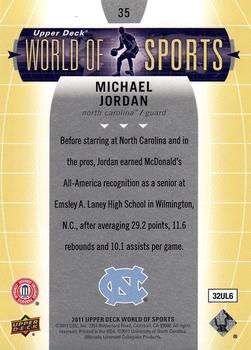 2011 Upper Deck World of Sports #35 Michael Jordan Back