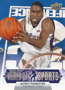 2011 Upper Deck World of Sports #37 Quincy Pondexter Front