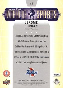 2011 Upper Deck World of Sports #43 Jerome Jordan Back