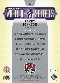 2011 Upper Deck World of Sports #50 Larry Johnson Back