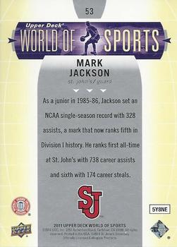 2011 Upper Deck World of Sports #53 Mark A. Jackson Back