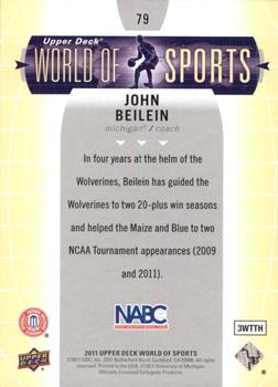 2011 Upper Deck World of Sports #79 John Beilein Back