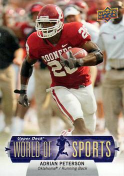 2011 Upper Deck World of Sports #89 Adrian Peterson Front