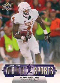 2011 Upper Deck World of Sports #105 Aaron Williams Front