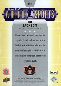 2011 Upper Deck World of Sports #133 Bo Jackson Back