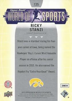 2011 Upper Deck World of Sports #135 Ricky Stanzi Back