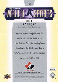 2011 Upper Deck World of Sports #164 Bill Ranford Back