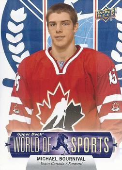 2011 Upper Deck World of Sports #174 Michael Bournival Front