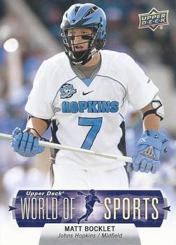 2011 Upper Deck World of Sports #208 Matt Bocklet Front