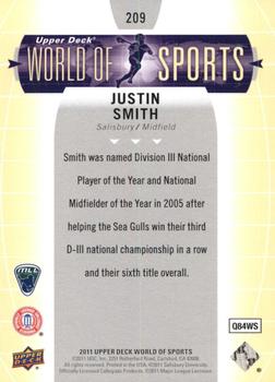 2011 Upper Deck World of Sports #209 Justin Smith Back