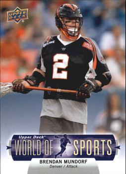 2011 Upper Deck World of Sports #213 Brendan Mundorf Front