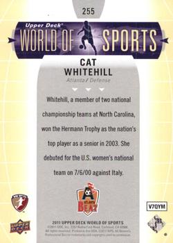 2011 Upper Deck World of Sports #255 Cat Whitehill Back