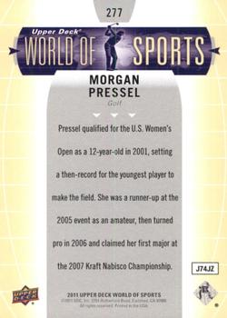 2011 Upper Deck World of Sports #277 Morgan Pressel Back