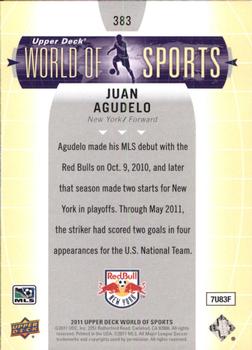2011 Upper Deck World of Sports #383 Juan Agudelo Back
