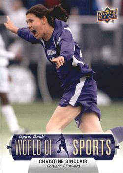 2011 Upper Deck World of Sports #395 Christine Sinclair Front