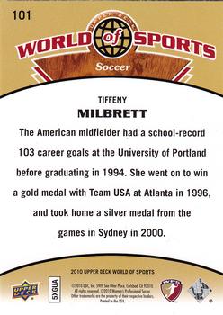 2010 Upper Deck World of Sports #101 Tiffeny Milbrett Back