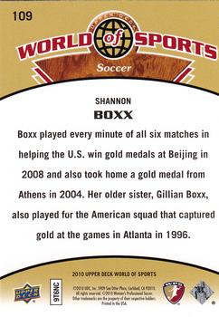2010 Upper Deck World of Sports #109 Shannon Boxx Back