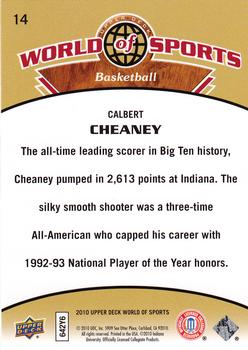 2010 Upper Deck World of Sports #14 Calbert Cheaney Back