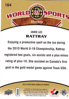 2010 Upper Deck World of Sports #164 Jamie Lee Rattray Back