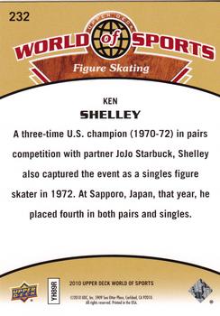 2010 Upper Deck World of Sports #232 Ken Shelley Back