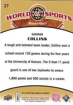 2010 Upper Deck World of Sports #27 Sherron Collins Back
