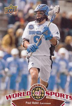 2010 Upper Deck World of Sports #295 Paul Rabil Front