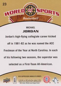 2010 Upper Deck World of Sports #23 Michael Jordan Back