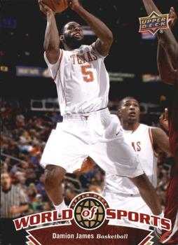 2010 Upper Deck World of Sports #42 Damion James Front