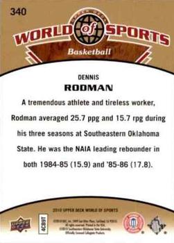 2010 Upper Deck World of Sports #340 Dennis Rodman Back