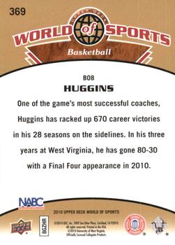 2010 Upper Deck World of Sports #369 Bob Huggins Back