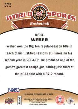 2010 Upper Deck World of Sports #373 Bruce Weber Back
