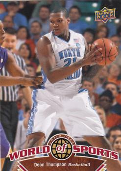 2010 Upper Deck World of Sports #57 Deon Thompson Front